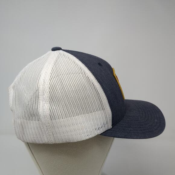 Get Your Hooey Snapback Trucker Hat Blue One Size Adjustable Embroidered 6 Panel - Picture 5 of 9